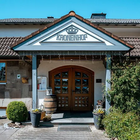 & Restaurant Kronenhof Am Weser-radweg Hotel Oberweser